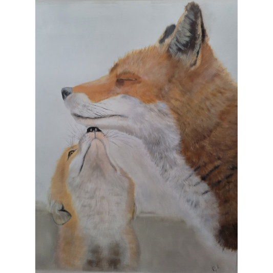 Mama & Baby Fox